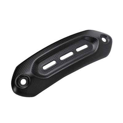 Echte Kohlefaser Motorradzubehör Auspuffabdeckung Schutzblech Hitzeschild Für DUCATI Hypermotard 950 939 821 RVE SP-A87Q