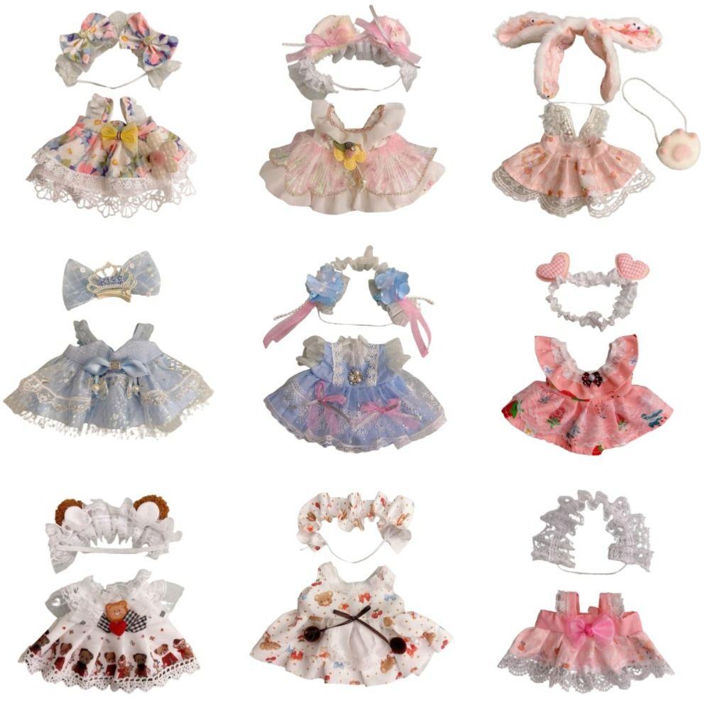 

Запасний костюм М’яка лялька Плюшевий костюм Плюшева нашивка Плюшеві іграшки Одяг Бавовняна лялька 20 см Style 9