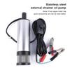 Electric Submersible Pump Stainless Steel Fuel Transfer-pump Portable Oil Suction Pumps with External Filter for Oil