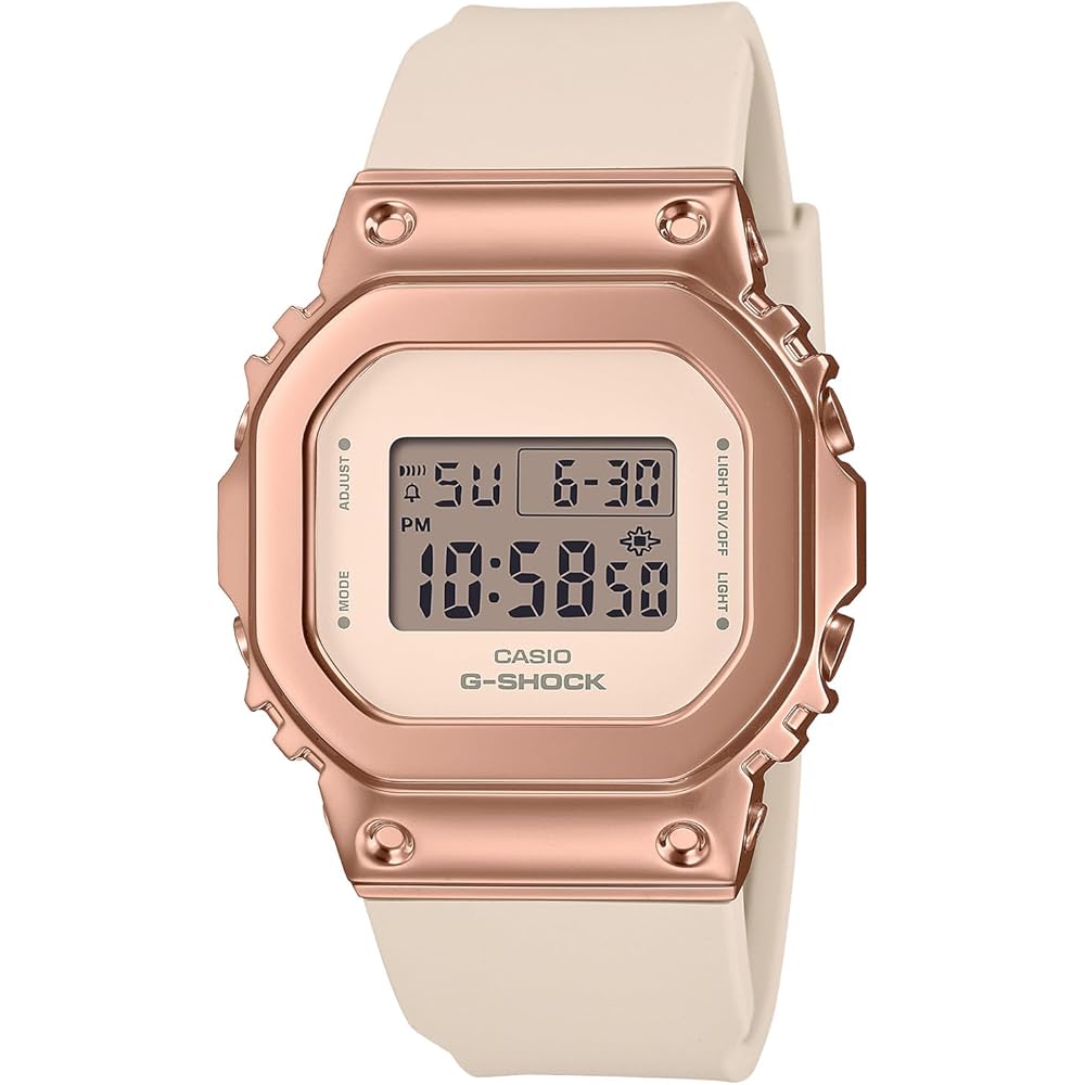 

Casio G-Shock GM-S5600UPG-4JF Mid-Size Metal Covered Watch Pink Women s