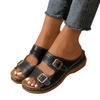 Sommermode Damen Keilsandalen Premium Orthopädische Zehenfreie Schuhe für Damen Rutschfeste Plateau Retro Hausschuhe