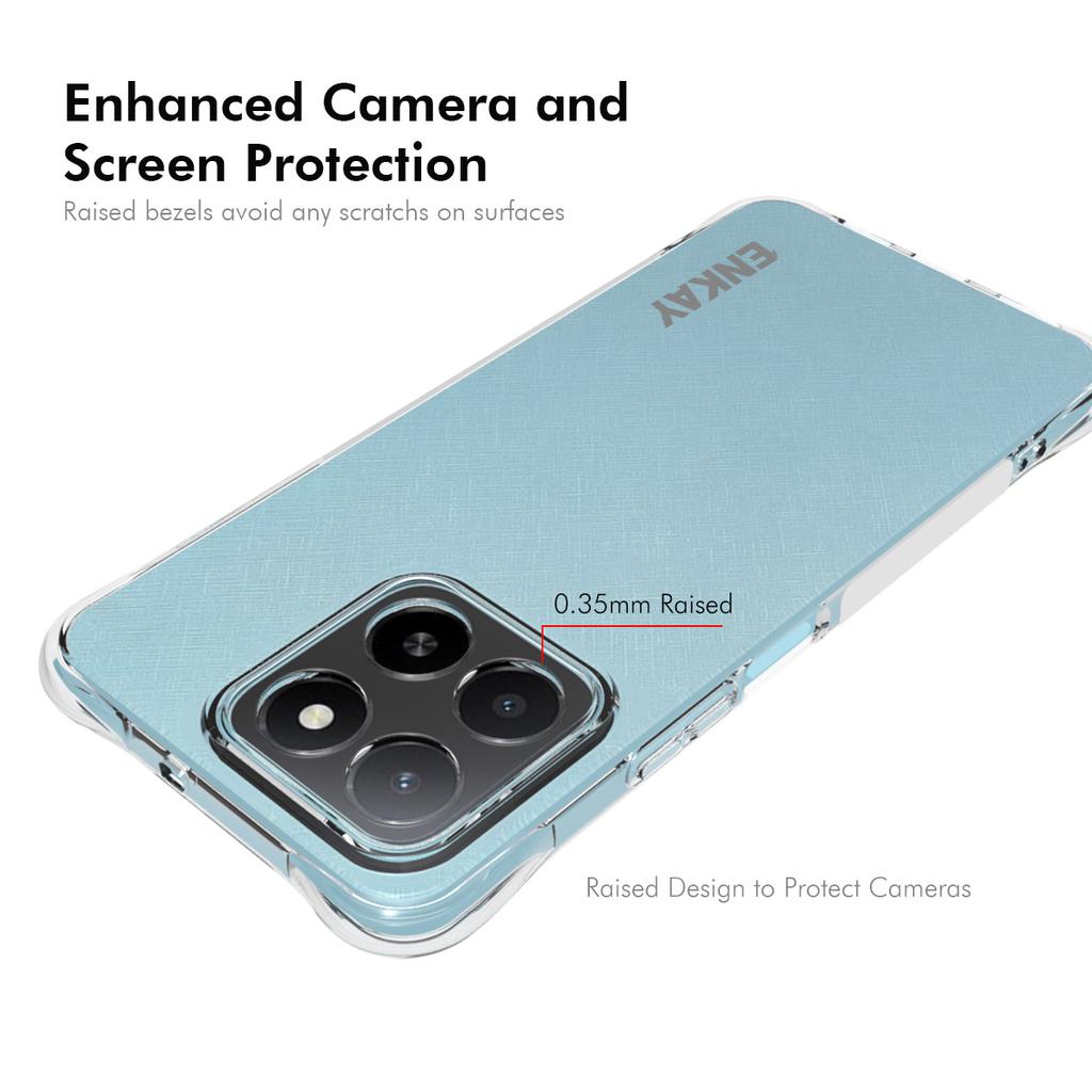 For Honor X5b Plus/Honor X5b Clear Phone Case ENKAY HAT PRINCE Shockproof Anti-Slip TPU Cover