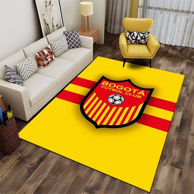 Bogotá Fútbol Club Logo Carpet suitable as a non-slip mat for the living room or bedroom sofa