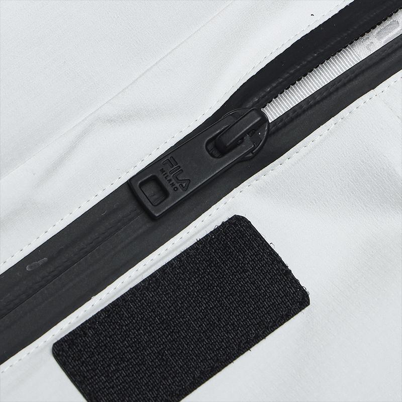 Fila Milano Series Versatile Casual Stand Collar Woven Jacket Women Jacket Cloud-White F11W515706FWT