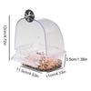 Durable Hanging Parrot Feeding Trough Bird Food Container Bird Cage Feeder Bird Accessories