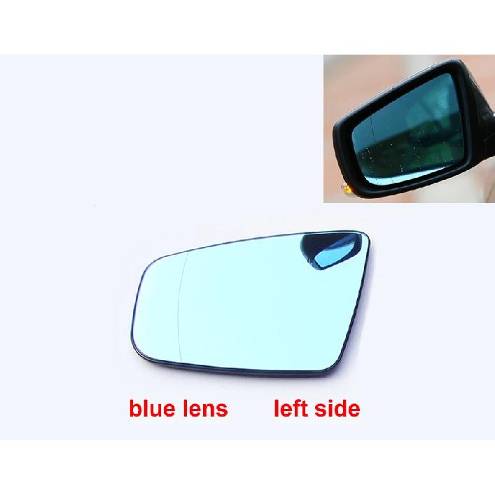 For Buick Lacrosse 2009 - 2015 Car Accessories Side Rearview Mirrors Lenses Rear View Mirror White Blue Glass Lens with Heating