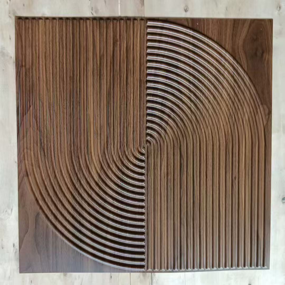 50x50cm 3D reljefa PVC sienas panelis