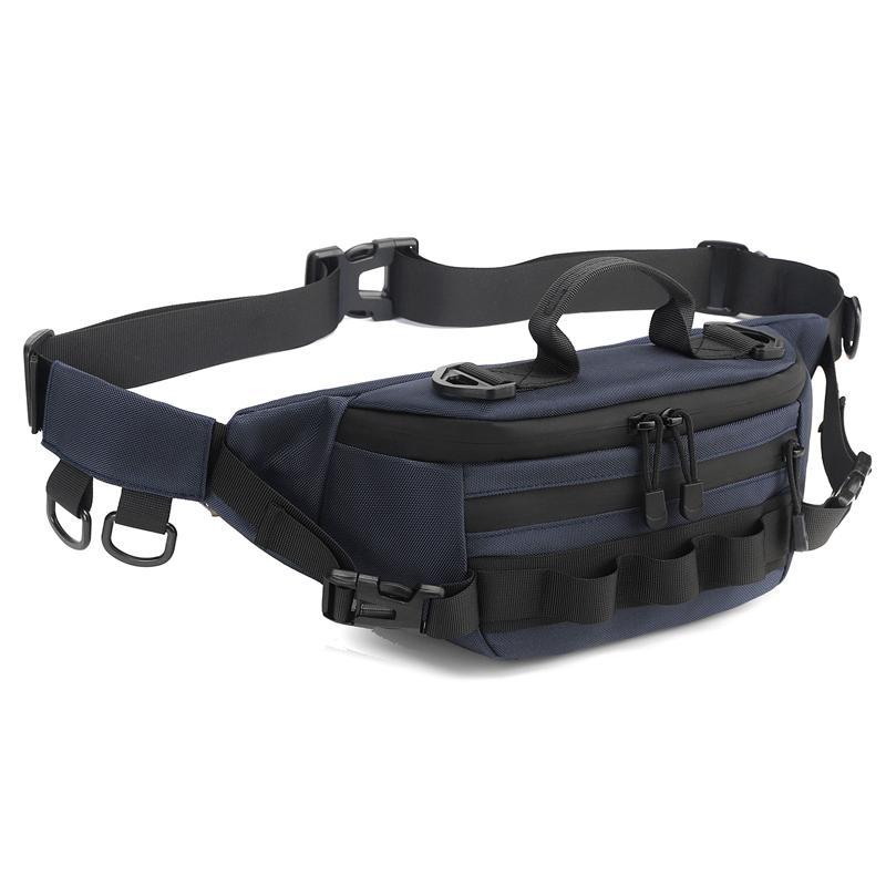 Bolsa de Cintura Esportiva Masculina Multifuncional Bolsa Transversal Bolsa de Peito