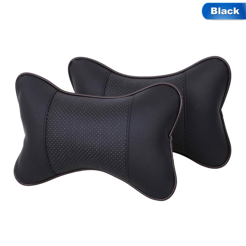 Auto Hals Kissen Auto Kopf Hals Rest Relief Kopfstütze Kissen PU Leder Auto Sitz Weiche Unterstützung Kissen Auto Kopfstütze Reise