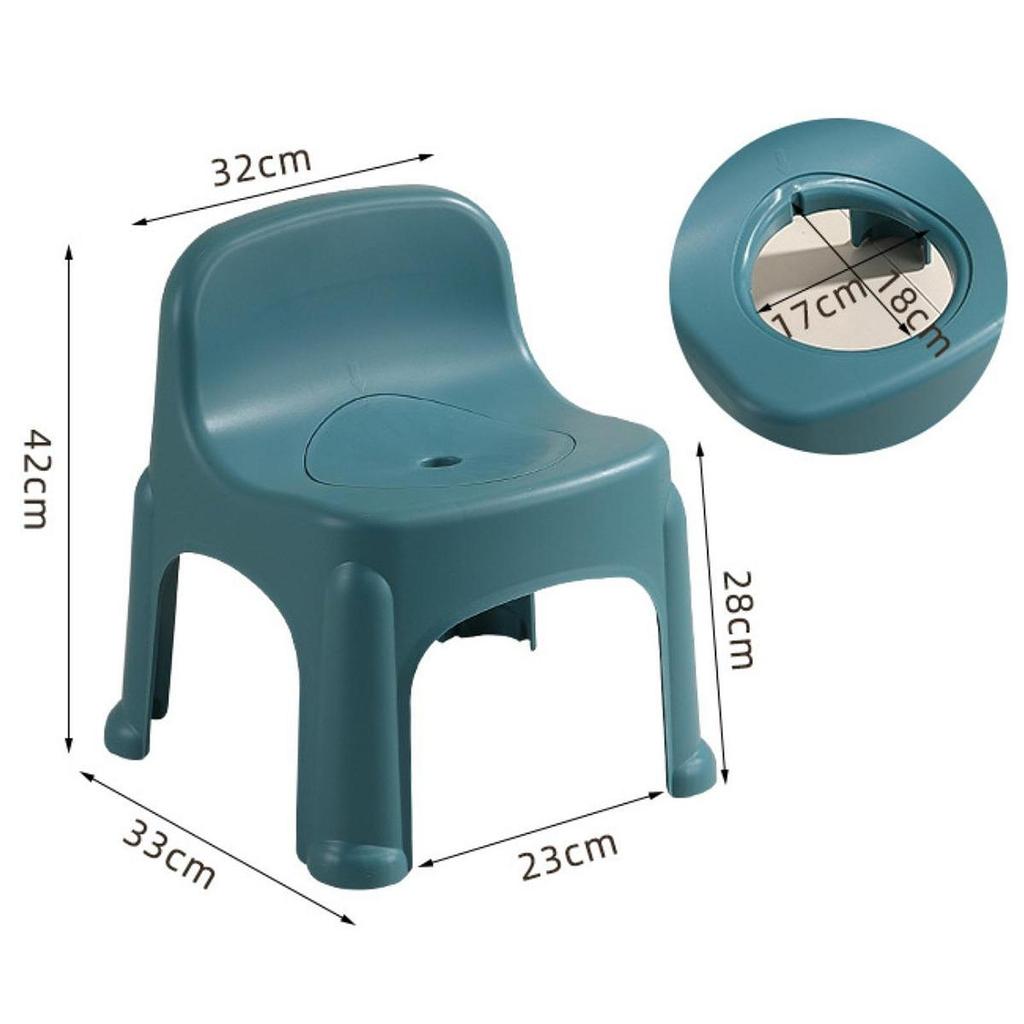 Toilet Stool Squat Step Convenient Kids Easy Storage Compact Footrest Ergonomic Sturdy Simple