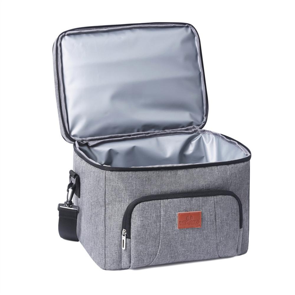 2PCS Picnic Bag Easy To Carry Portable Picnic Bag Navy Oxford Cloth Lunch Bag Storage Supplies Large Capacity Insulation Bag