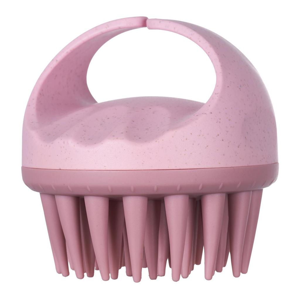 Wheat Straw Handle Shampoo & Scalp Massager Brush with Short/Long Teeth