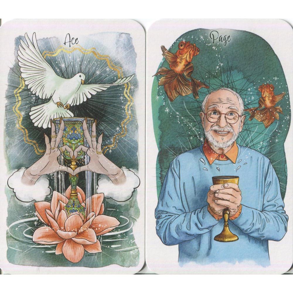 10.3*6cm The Unfolding Path Tarot: A Stunning 78-Card Deck Portable Size for The Modern Reader