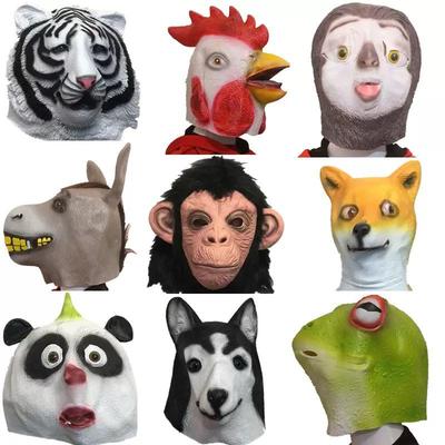 Halloween Animal Mask: Dove, Orangutan, Husky Designs