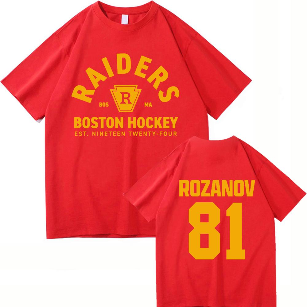 Hollander 24 T Shirt TV Show Heated Rivalry Rozanov 81 Menwomen Clothing Vintage Harajuku High Quality Tops Cotton Tshirts
