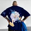 Nadměrné pánské tričko Dámské tričko s krátkým rukávem Streetwear Ležérní grafická trička Nová letní móda Oblečení Y2k