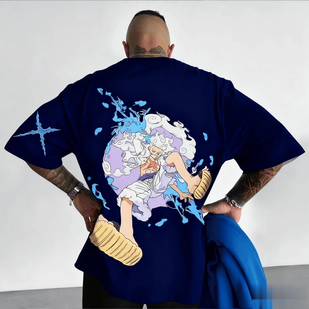 Nadměrné pánské tričko Dámské tričko s krátkým rukávem Streetwear Ležérní grafická trička Nová letní móda Oblečení Y2k