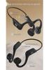 Top-Selling Bone Conduction Sports Bluetooth Earphones with Ear-Hook, Air Conduction, Deep Bass, Digital Display, and MP3 Memory Card Slot