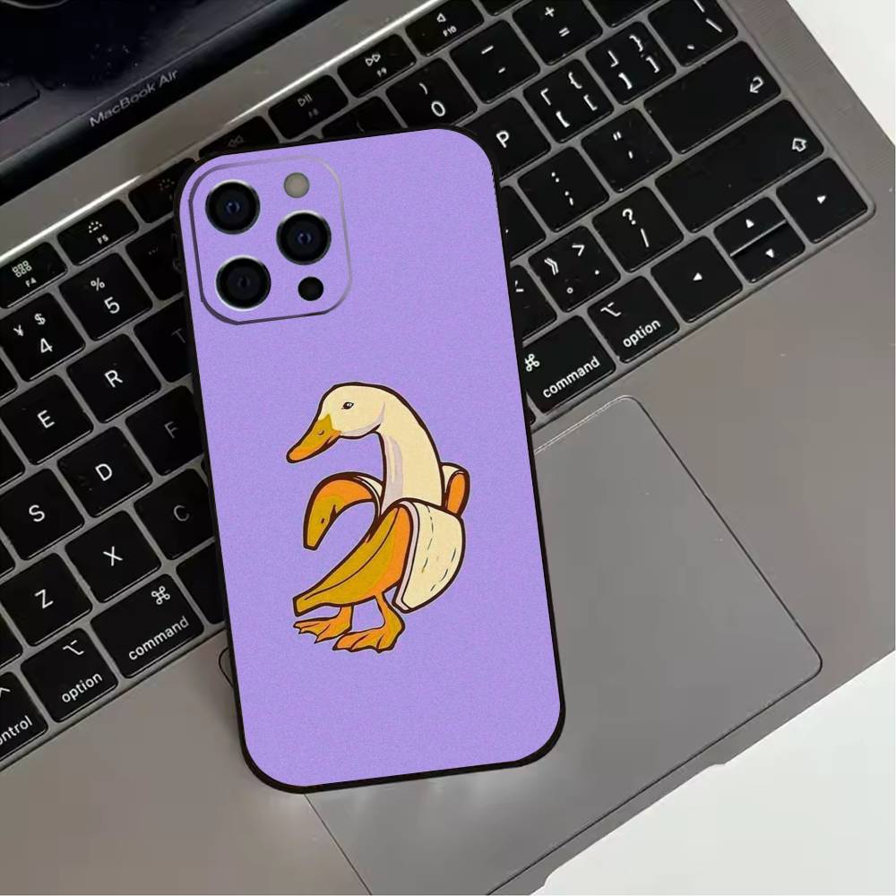 Cartoon Cute G-Goose  Phone Case For iPhone 17,16,15,14,13,12,11 Plus,Pro Max,XS,Soft Silicone Black Cover