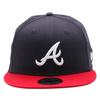 Casquette - New Era - Atlanta Braves - 9FORTY - Bleu marine - Taille S-M - 100% coton