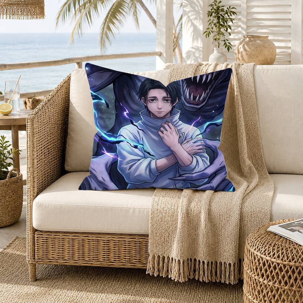 Okkotsu Yuta Jujutsu MManga Pillow Case for Sofa Living Room Home office Decor Protective Cover