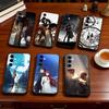 Anime S-Steins G-Gate Phone Case Black Silicone Soft For Samsung Galaxy A73,A72,A71,A70,A53,A52,A51