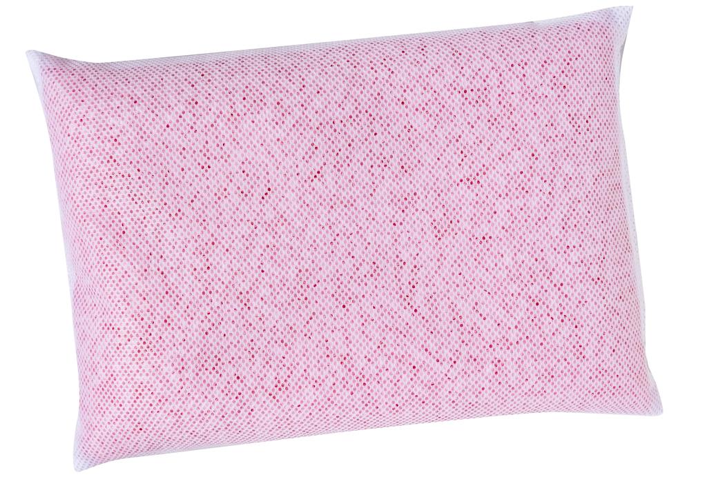Chin Pillow, Pipe Pillow, Made in Japan, 43x63cm, Large, Pink, Washable, For a Restful Sleep, Breathable, Head Cool, Feet Warm, Height Adjustable,