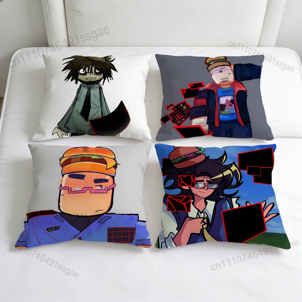 007n7 CCustomizable Square Pillow Cover Decorative Throw Pillow Case for Sofa Couch Bed Home Car Living Room Decoration