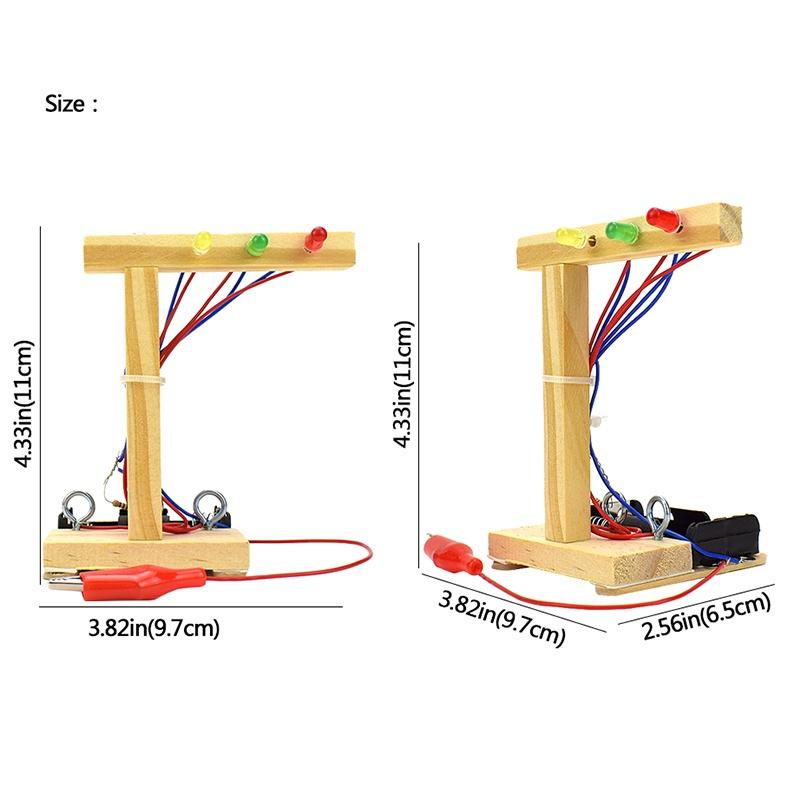 

Комплект для самостоятельной сборки светофора, развивающие игрушки для детей, изучающие науку, детский эксперимент, самодельная сборка, физические игрушки, подарки