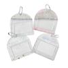 Transparent Sweet Horizontal Kpop Photocard Holder Retro Japanese Lucky Clover Cute Portable Keyrng Student ID Card Protector