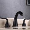 Vintage Three-Hole Double-Handle Basin Faucet