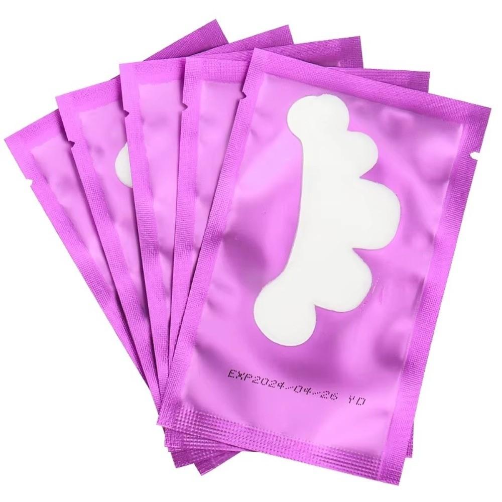 50Pairs Cloud Shape Grafting Eyelash Under Eye Pads White Lash Gel Patches Lash Grafting