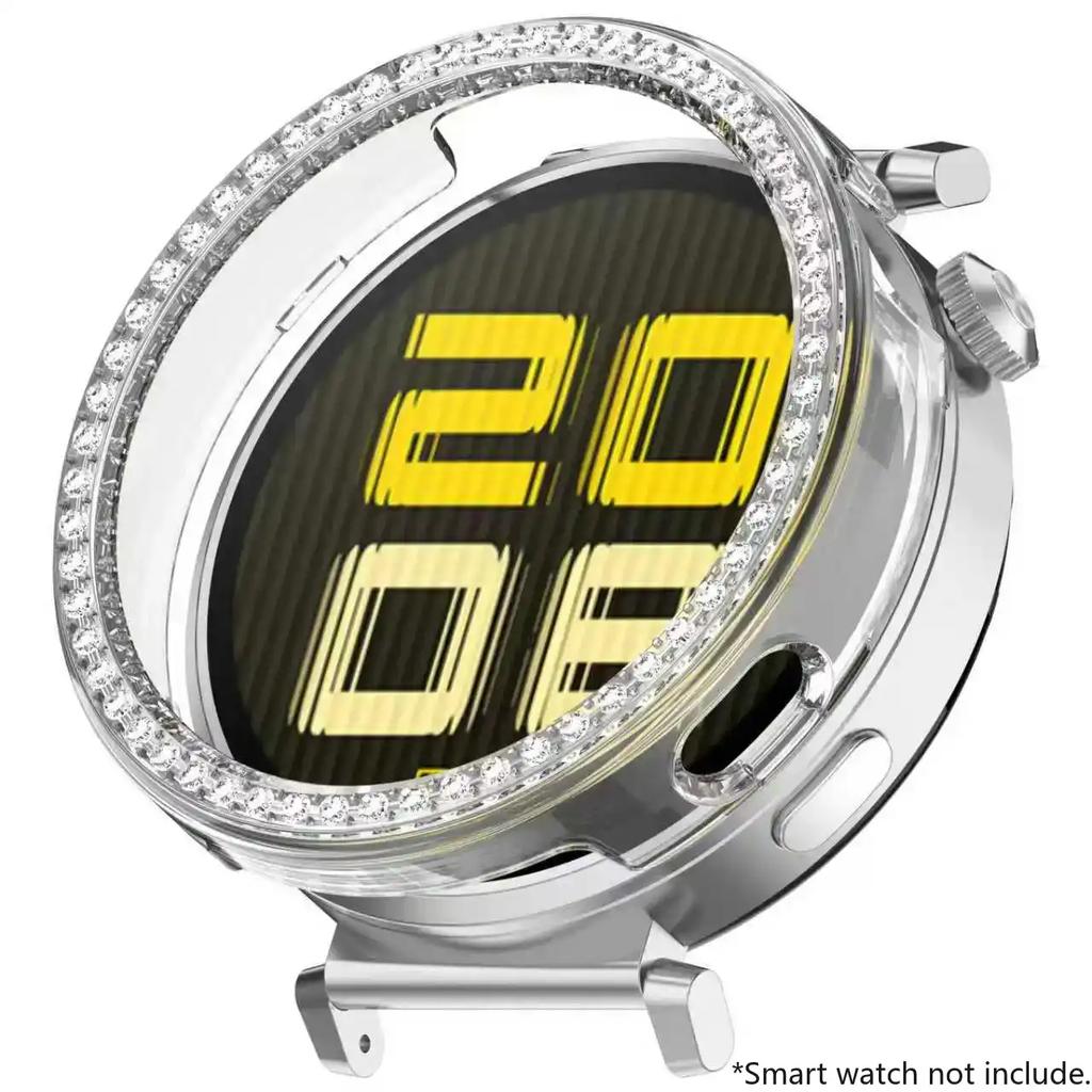 Bling PC Hohlgehäuse Rahmen für Huawei Watch GT6 Diamant Kristall Stoßstangen Schutz für Huawei Watch GT6 41mm Hülle Zubehör