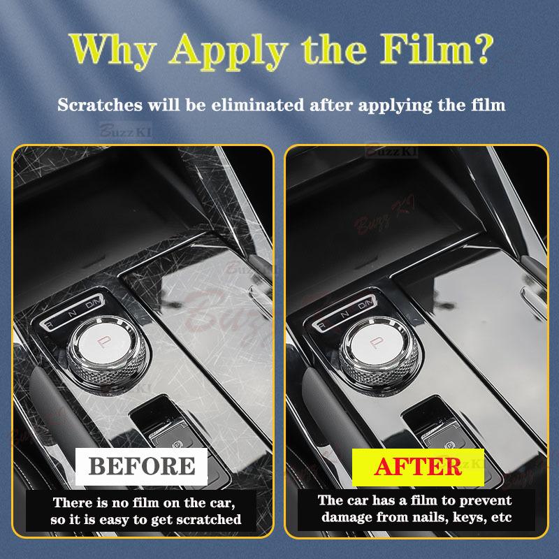 For Kia Sportage NQ5 Car interior Center console transparent TPU Paint protective film Anti scratch sticker LCD screen Film