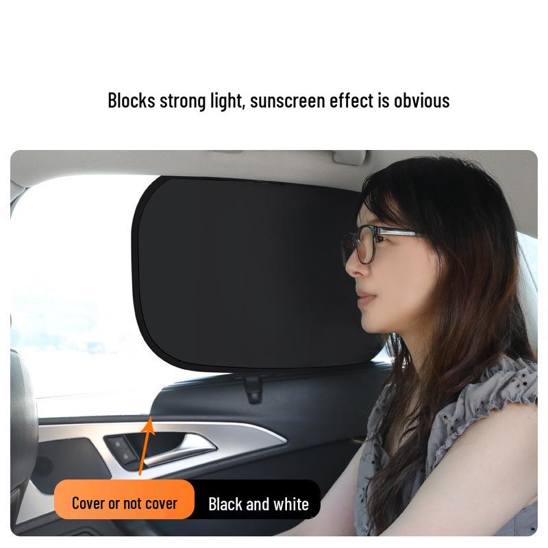 Static Adsorption Car Window Sunshade Curtain for Privacy and Sun Protection