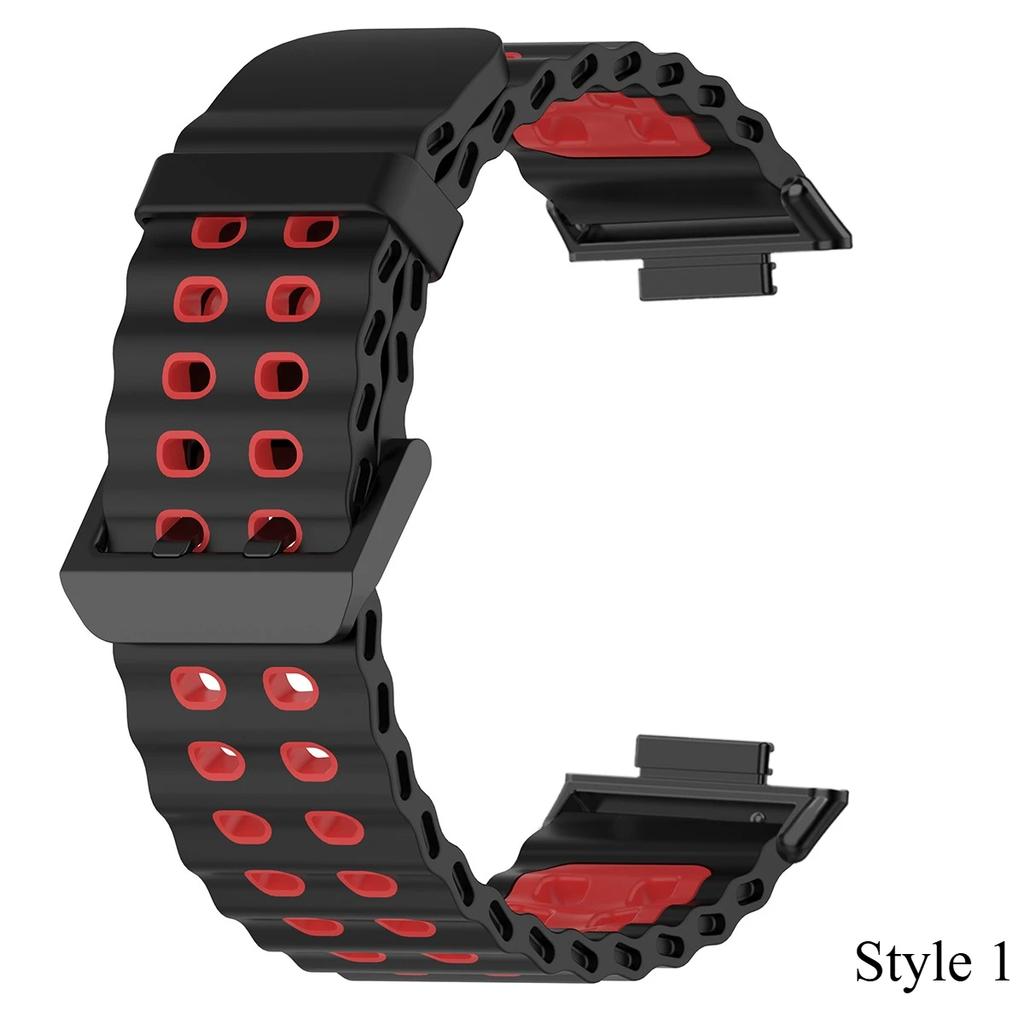 Voor Redmi Watch 6 Siliconen Polsband Voor Redmi Watch 5/4 Horlogebandje Voor Xiaomi Mi Band 8/9Pro Ademend Bandje Sportarmband