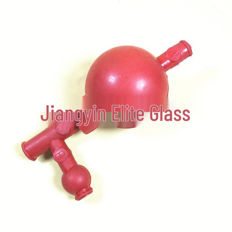 Three-Way Graduated Suction Bulb for Liquid Handling In Experiments