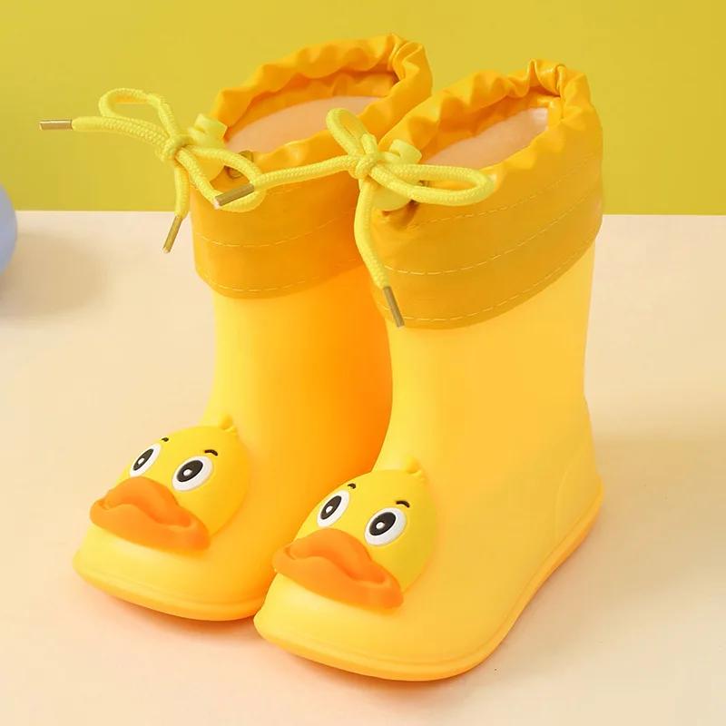 

Новые резиновые сапоги для девочек, классическая водонепроницаемая детская обувь, детские резиновые сапоги из ПВХ, детские водонепроницаемые сапоги для мальчиков, детские 13 13cm