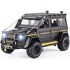Model de mașină Benz G550 la scară 1/24 de jucărie, mașină de jucărie cu tragere înapoi cu sunet și lumină pentru copii, copii mici, băieți, fete, colecție de cadouri