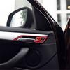 16Pcs Red Carbon Fiber Interior Door Control Kit Cover Trim For BMW X1 F48