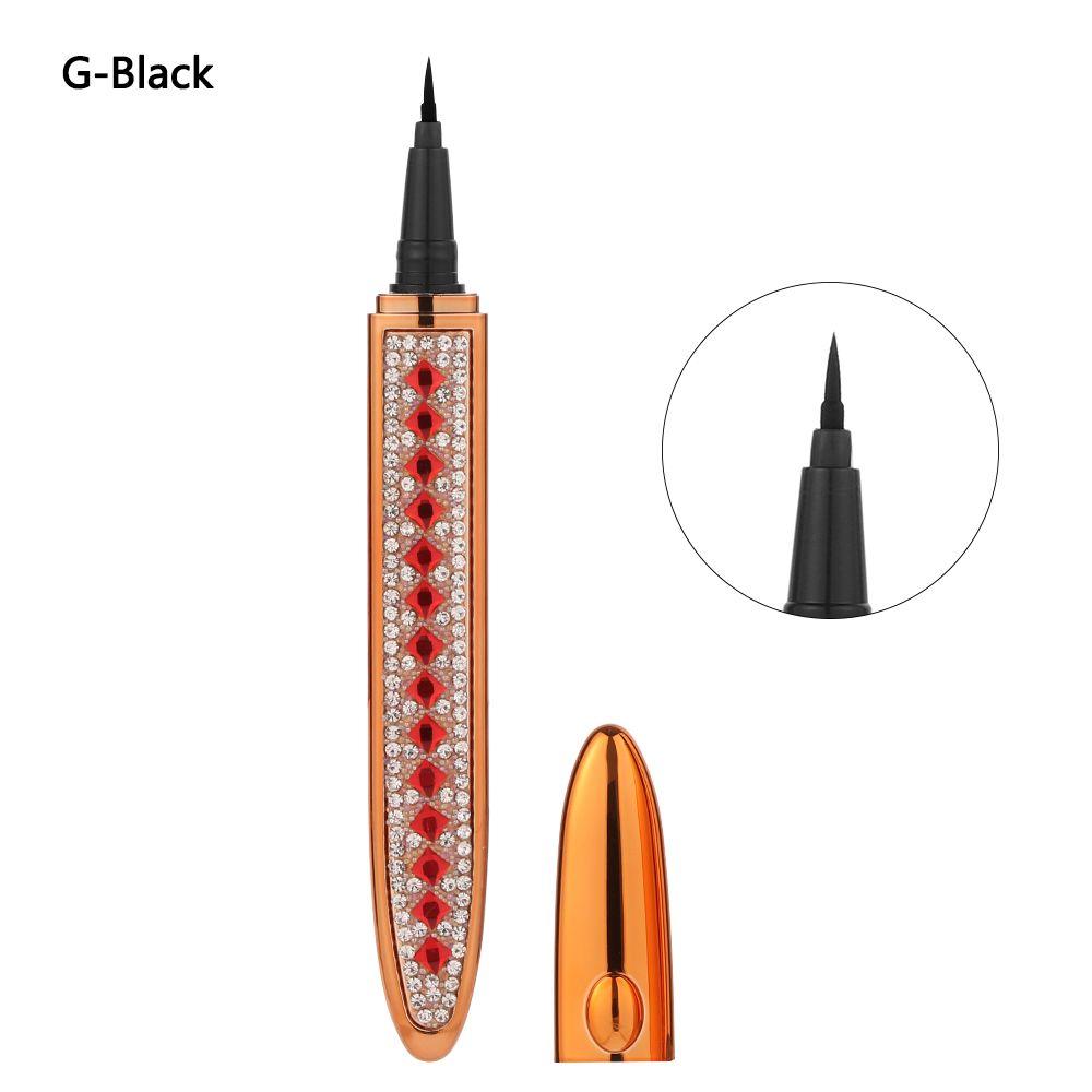 Easy to use 2 in 1 Lash Glue Liner Pen Self-adhesive Magic Eyeliner No Glue Magnetic Needed