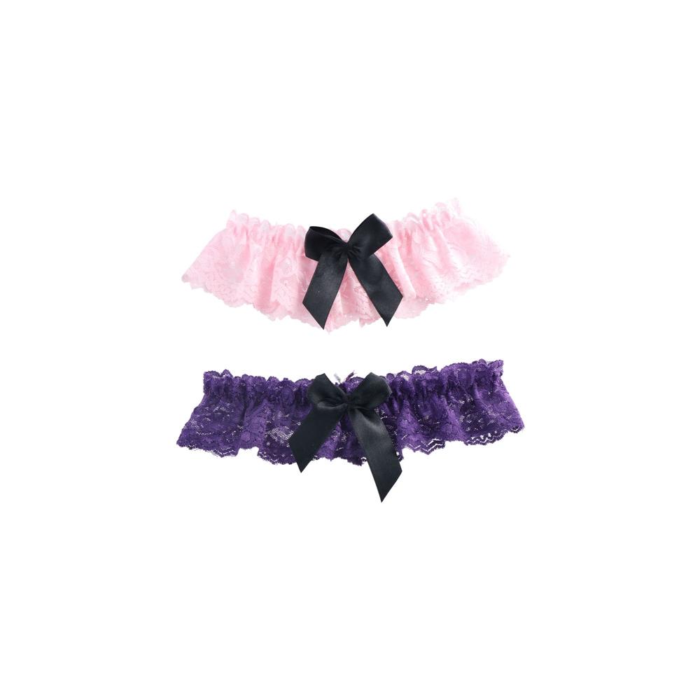 Lovely Women Thigh Bow Wedding Cosplay Sexy Lace Garter Belt Bowknot Leg Ring