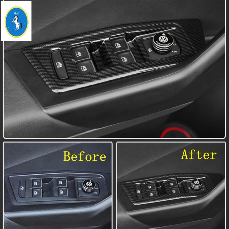 Car Ide Door Handle Panel Surround Window Lift Switch Cover Trim For Volkswagen T-Roc T Roc 2018 -  Interior Accessoreis