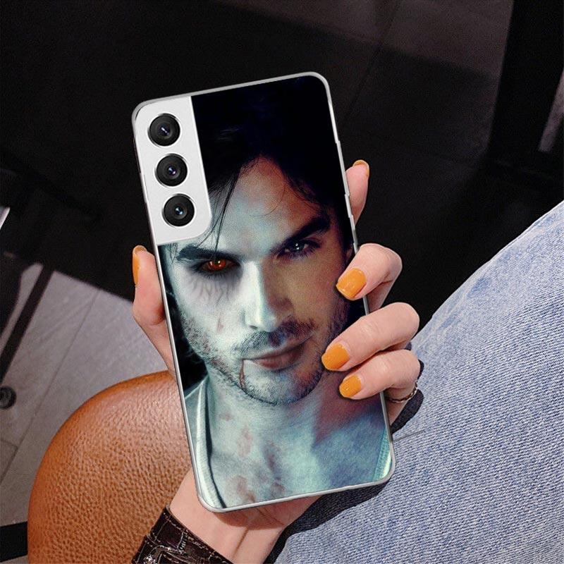 The Vampire Diaries Salvatore Phone Case For Samsung Galaxy S24 S25 Edge S26 Ultra S23 S22 S21 Plus S20 FE + Personalized Print