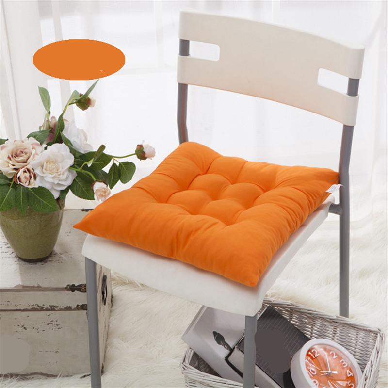 Thickened Solid Color Cushion Students Office Chair Pad Soft Computer Seat Pads Tatami Living Room Square Stool Cushions Mats