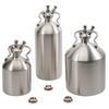 Mini sud s jednou rukojetí a kuličkovým zámkem, 2/3,6/5L, nerezová ocel 304, jednostěnný, přenosný, piknikový, sud na pivo, pro domácí vaření