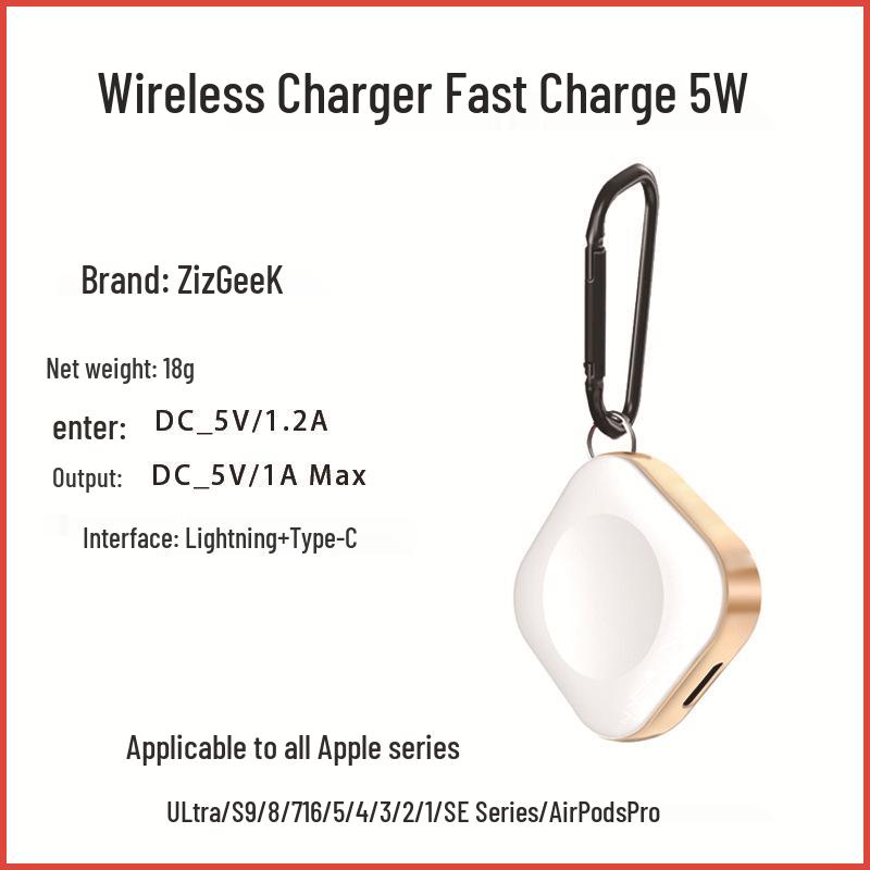 5W Magnetic Wireless Charger for Apple Watch S9/S8/S7/S3/4/SE