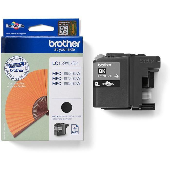 Cartouche d'encre Brother LC129XLBK - Noir - pour MFC J6520DW, J6720DW, J6920DW