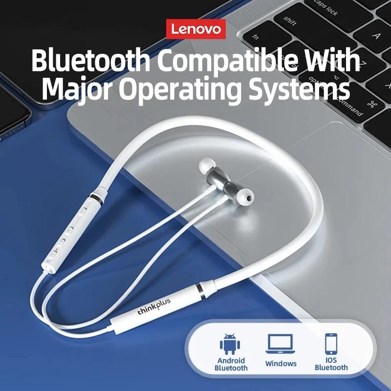 Lenovo Thinkplus HE05X II Wireless Headphones Bluetooth Earphones Gaming Magnetic Neckband Earbuds