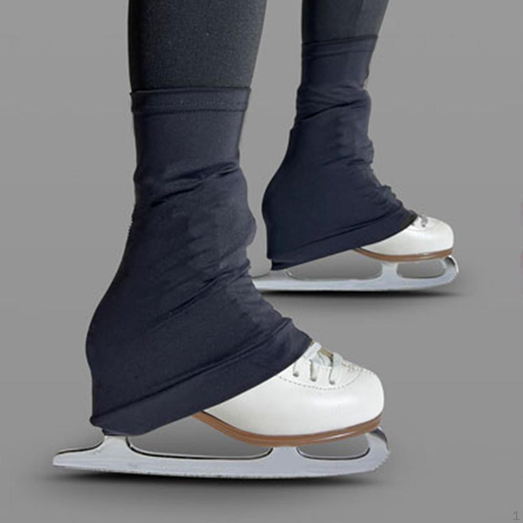 Figure Skating Leg Warmers Anti Slip Clothing Accessories Fashion over The Boot Protection for